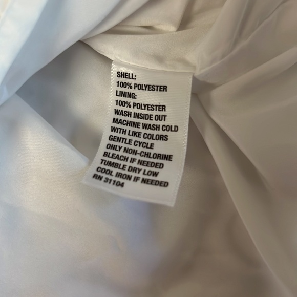 Crown & lvy White Lace Mini Dress Size L NWT - Picture 12 of 13